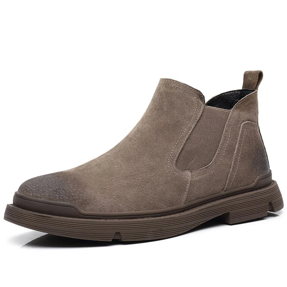 Dynamics High top Other trendy Martens boots Genuine leather Walking style shoes Chelsea shoes men work Winter shoes for men