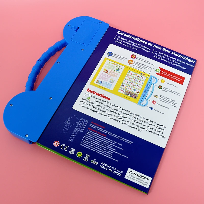 2023 Toddler Personalized  The First French English Learning E-Book Electronic Book To Learn Language