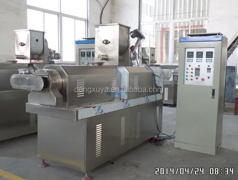 Extruder pregelatinized starch puffing machine production line
