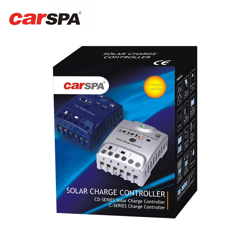 PWM Solar Charge Controller AUTO 12/24V 10A Controller With LED Indications  for solar panels