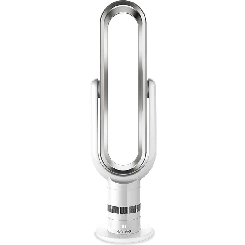 LED portable bladeless electronic digital cooling tower fan with remote control bladeless fan