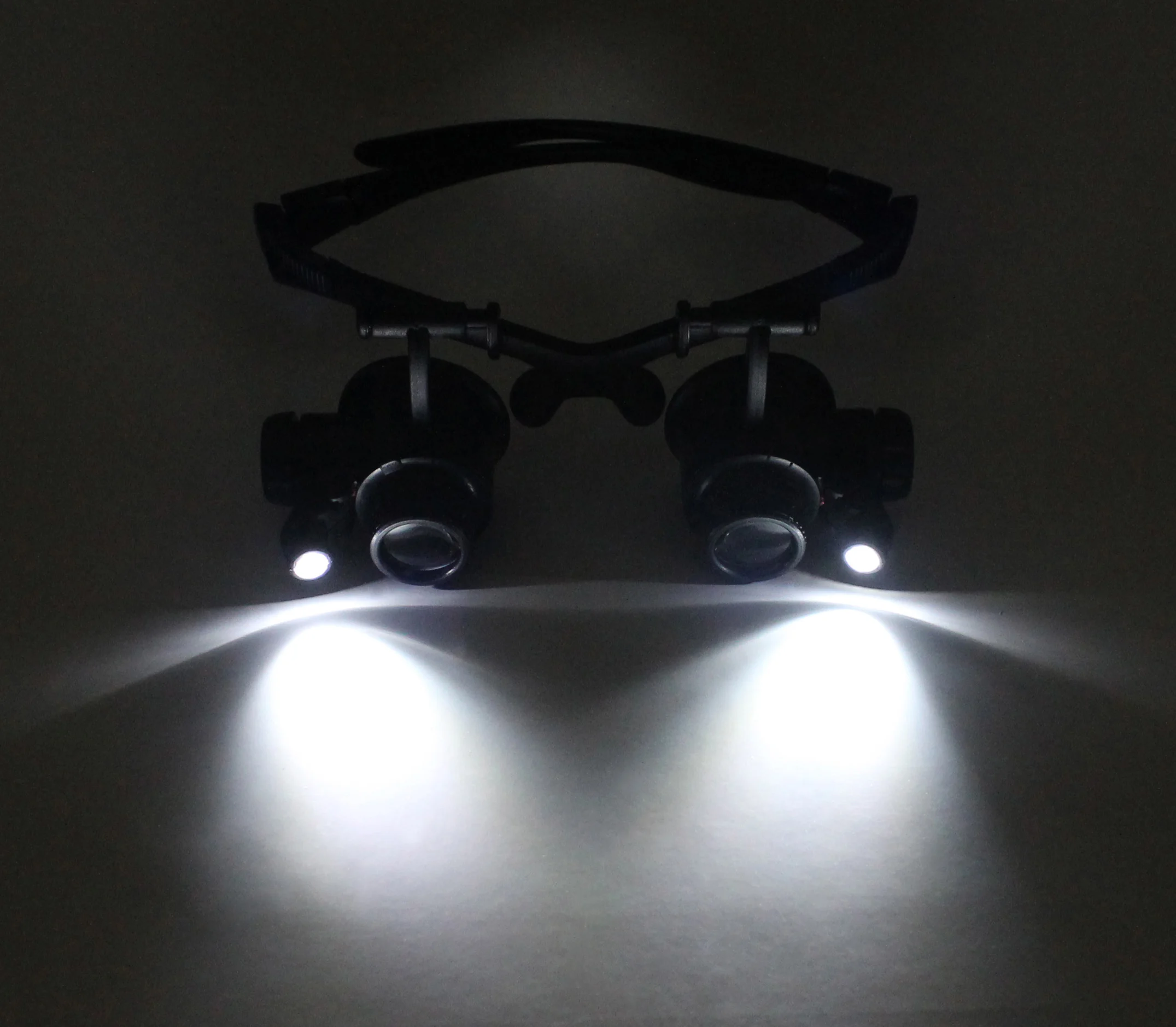 
10x 15x 20x 25x Glasses Watch Repairing Magnifier With Led Lamps 