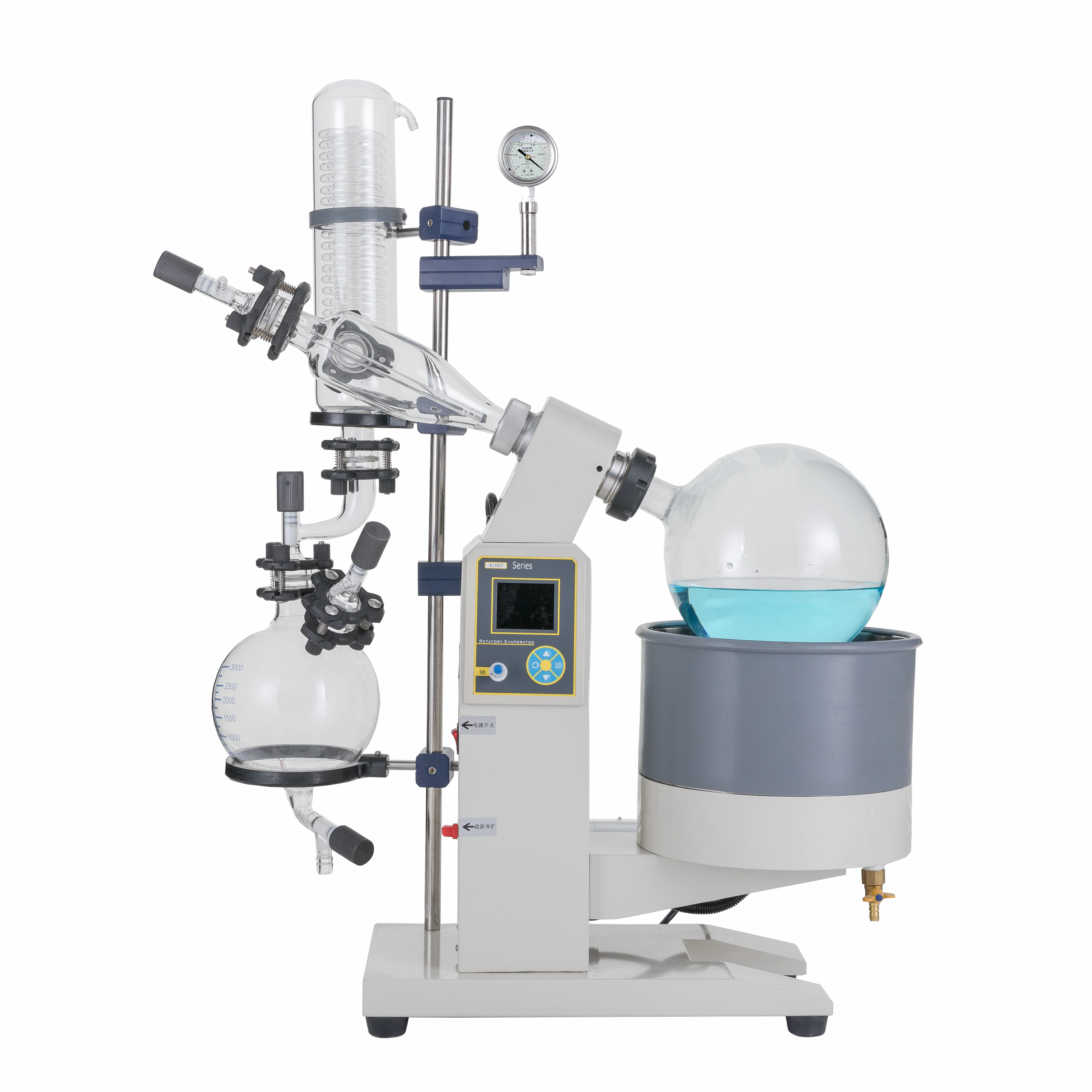 CE Vacuum Alcohol/Ethanol/Water Distiller 5Liter Digital Chemical Rotary Evaporator Rotovap Rotavapor With Chiller and Pump