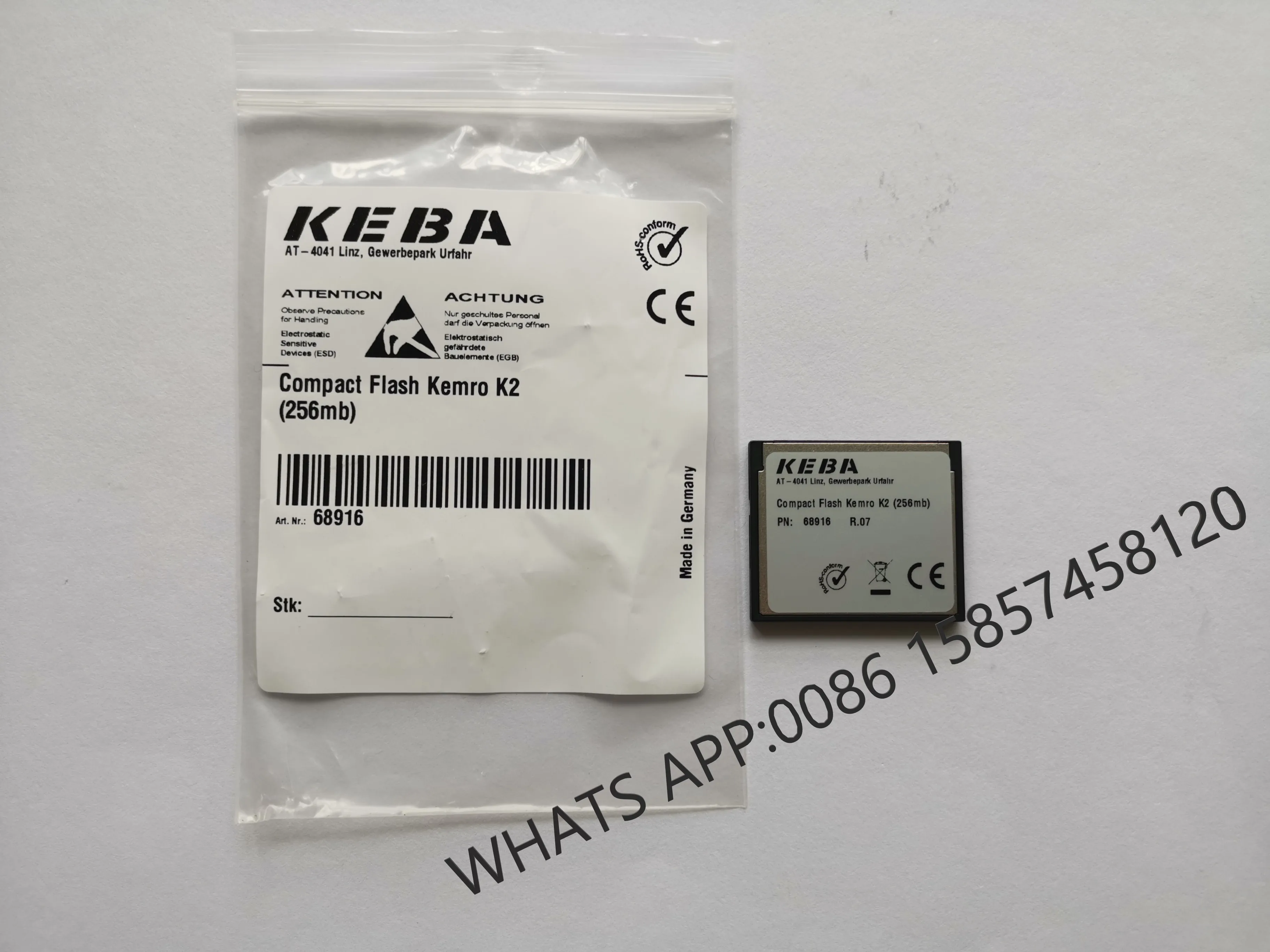 KEBA PLC swissbit Compact Flash Card 256 mb Compact Flash Kemro K2 (256mb) swissbit SFCF0256H1BK1MT-C-MS-263-KEB memory cf256mb