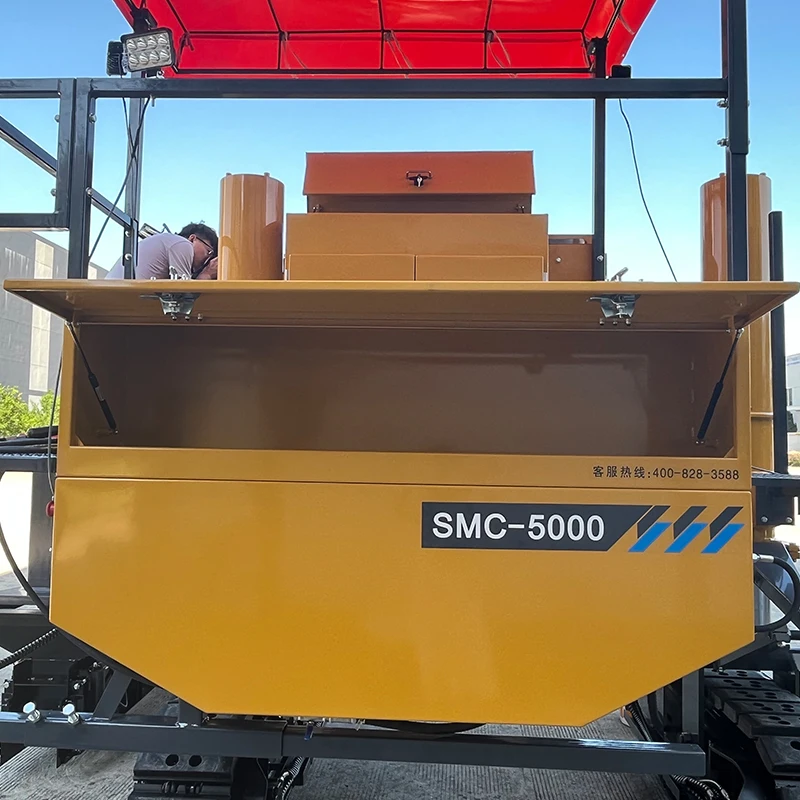 High-Efficiency Three-Track Slipform Paver New Intelligent ConcreteSlipform Paver
