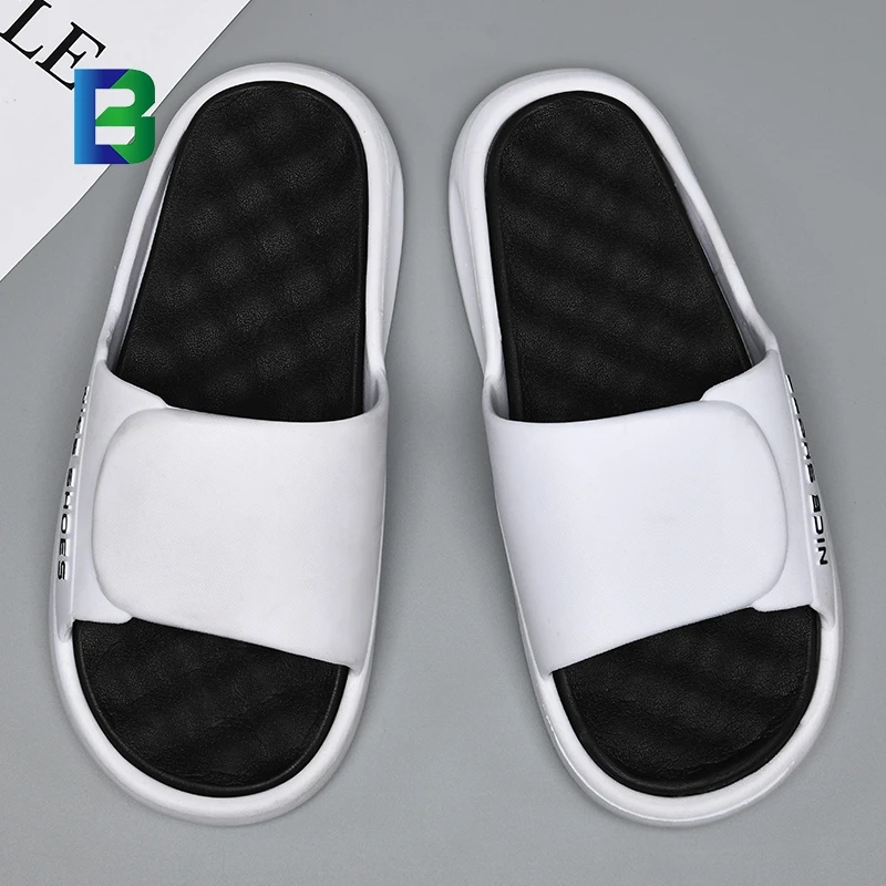Outsole EVA Air Cushion Custom Men OEM Slides Slippers Mens Slides Slippers Rubber Sandals