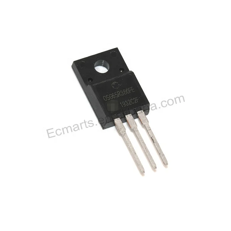 EC-Mart 11A 600V High power MOS field effect triple tube TO-220F OSG65R380FE