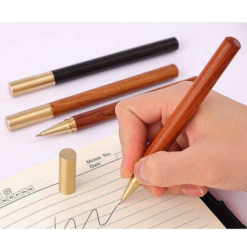 luxury rosewood ballpoint pen business gift wooden ball pen office supplies
