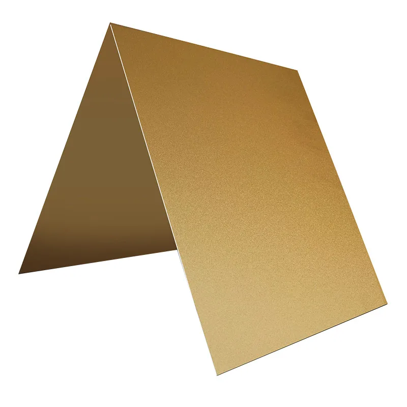 Gold   Color Arbitrary Custom Source Manufacturers Light Matte Frosted Indoor Sandblasting Anodized Aluminum Plate