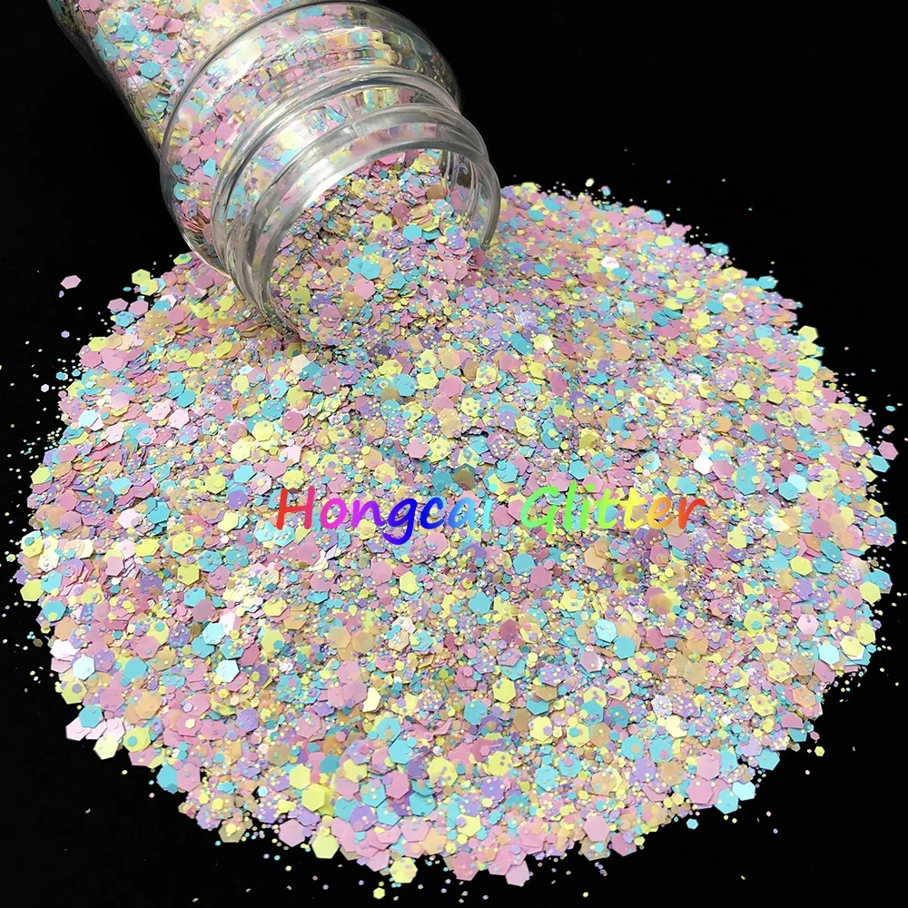 ETS01 TO ETS18 Easter Egg Series Wholesale Bulk Craft Glitter Powder Resin Body Loose Chunky Glitter