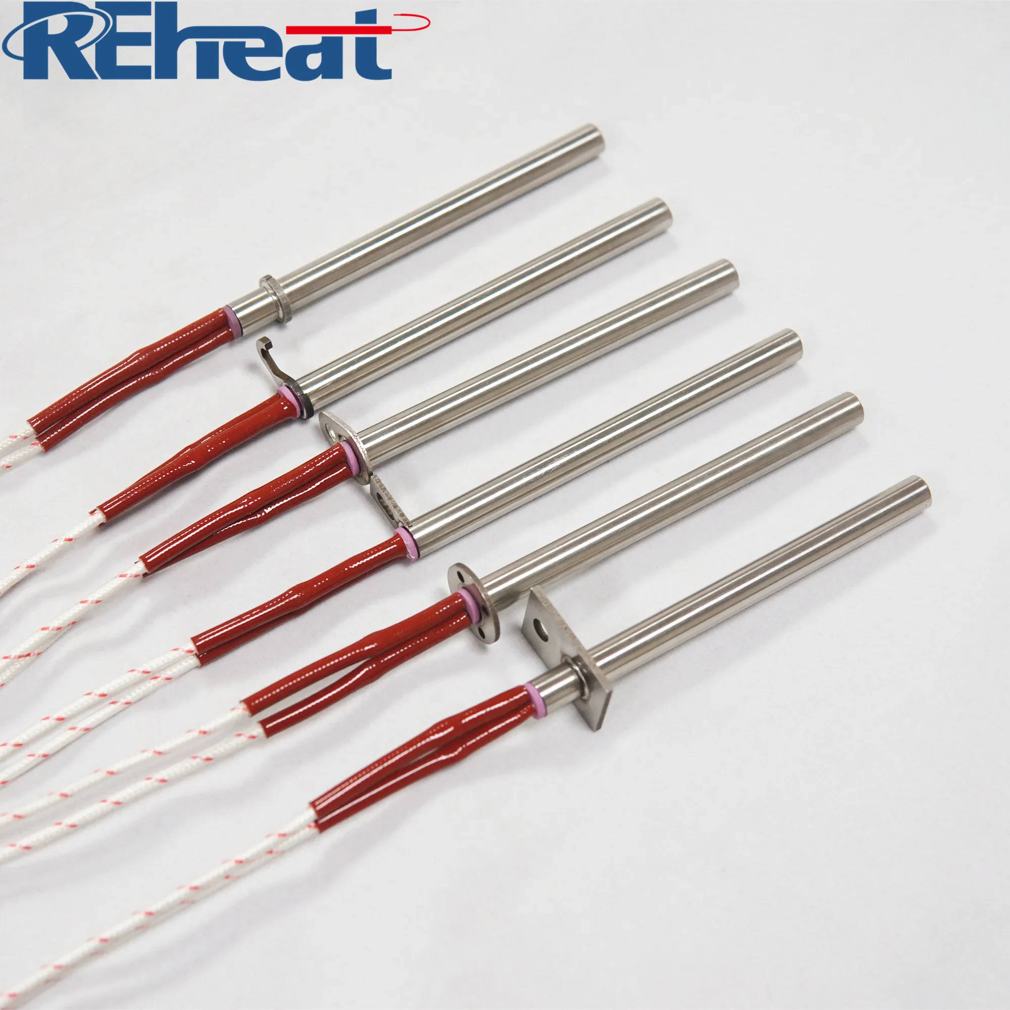12mm x 80mm 100mm 110v electric stainless steel heating resistance with flange cartridge heater heating elements 500w