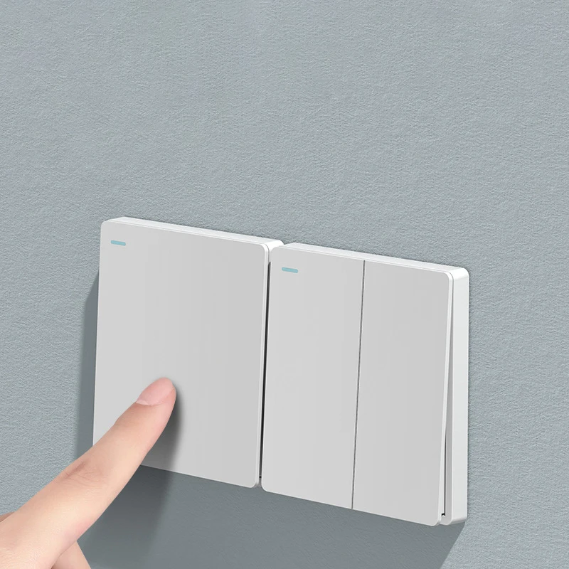 Wall Socket Dual Electric Wall Charger Dock Station Socket Power Outlet Panel Plate With Switch