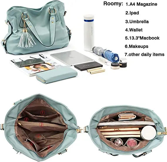 Purse and Wallet set for Women Large Hobo Bags Female Fashion Tote Shoulder Bags Crossbody Wallets Satchel Purse Set