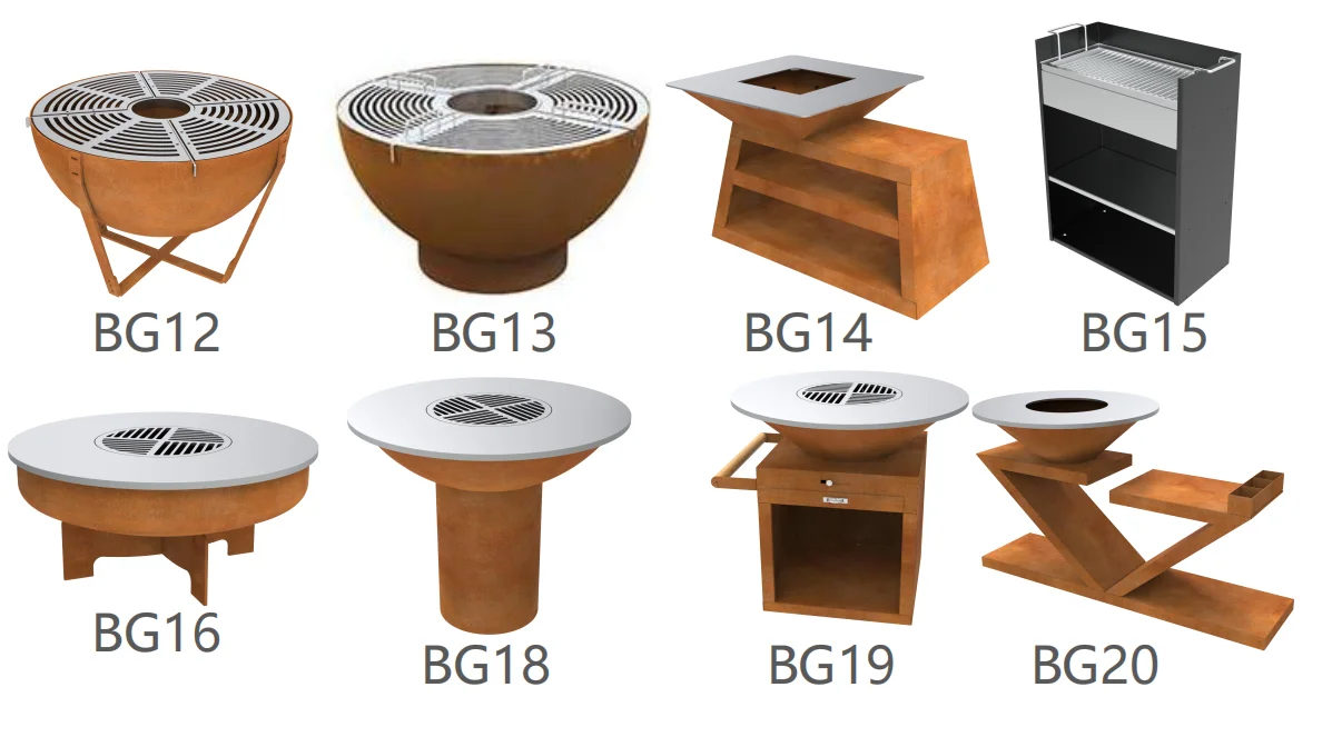 BG3  Enhance Your Outdoor Cooking Experience with Our Multi-functional Grill, Brazier, and Brasero