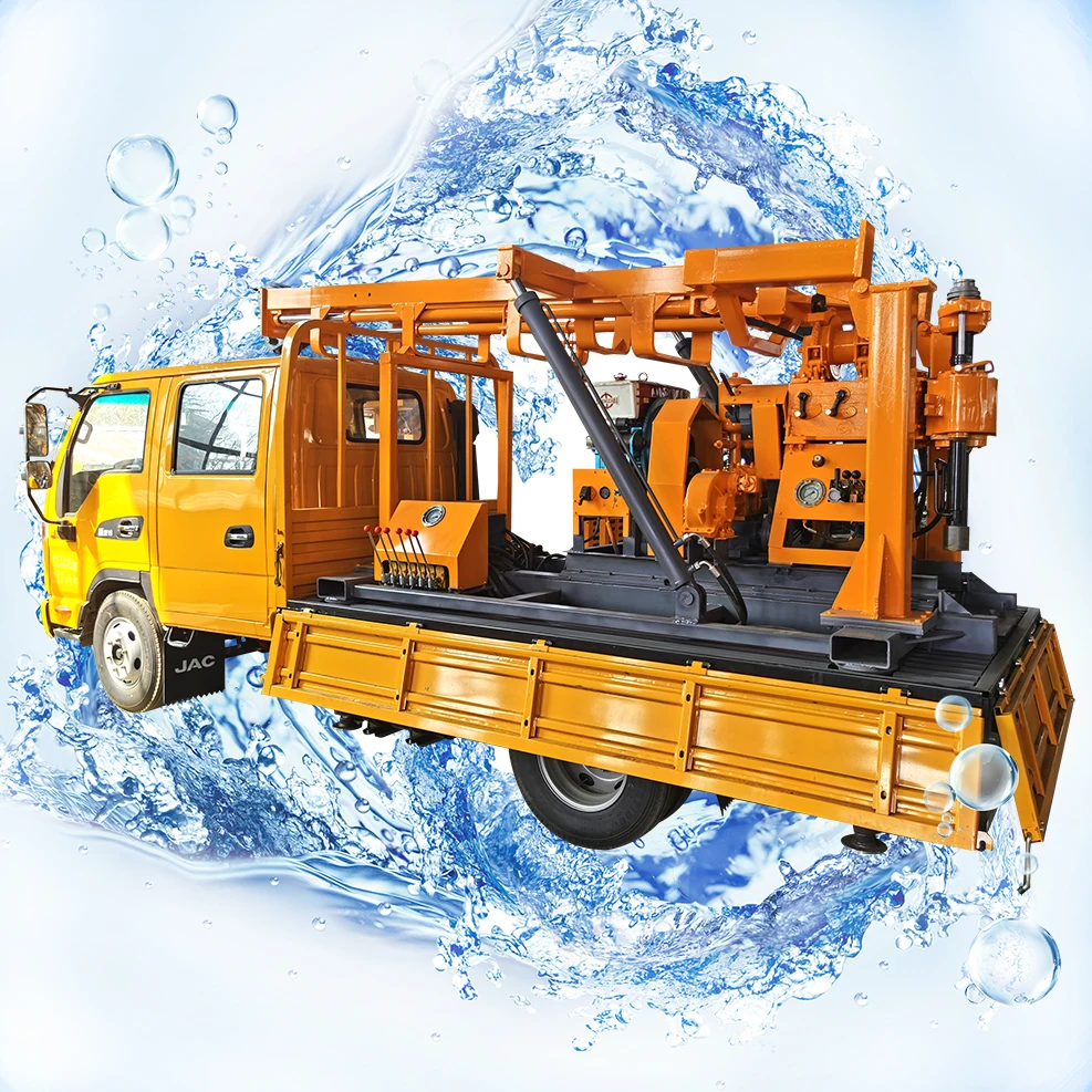 200m drilling depth truck mounted water well drilling rig machine