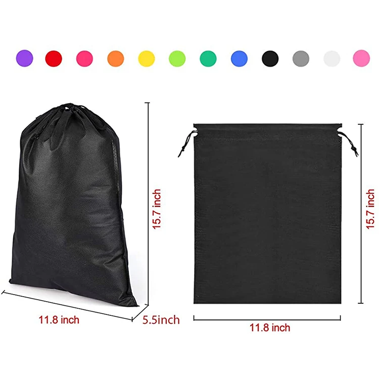 
Wholesale custom logo colorful waterproof drawstring bag non woven shoe bag/custom non-woven bag 