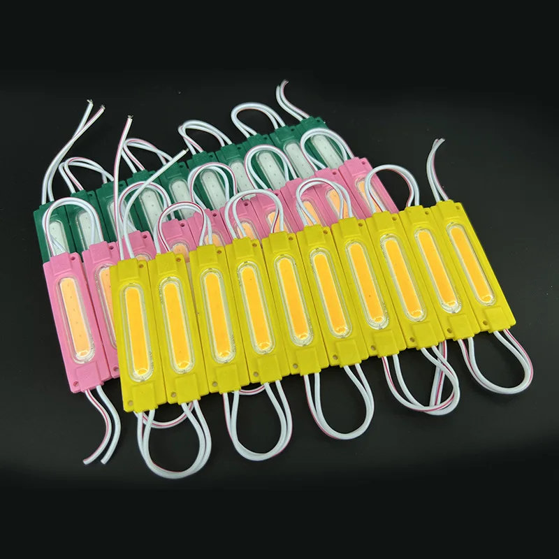 Module injection led waterproof cob module advertising light box luminous signboard lamp 12v side light source high power