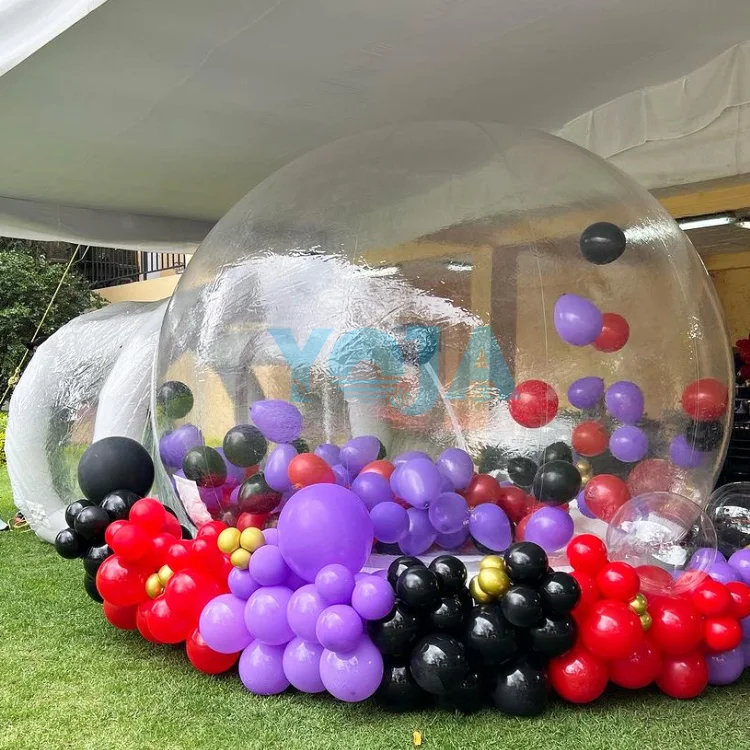 Commercial inflatable bubble house bounce castle bouncy games for kids high quality white jumping bouncer outdoor balloon party
