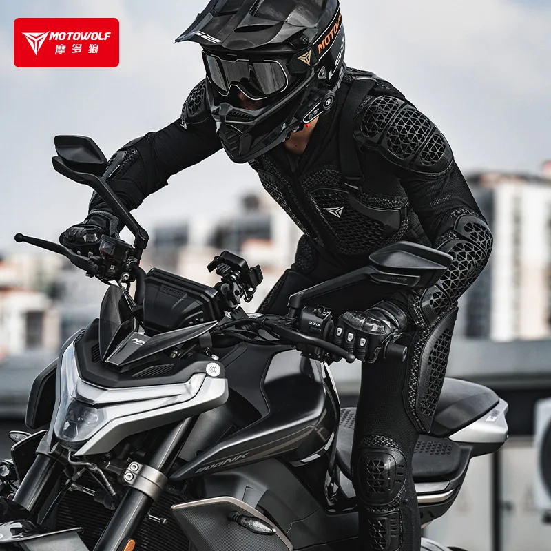 Легкая гоночная куртка и брюки MOTOWOLF