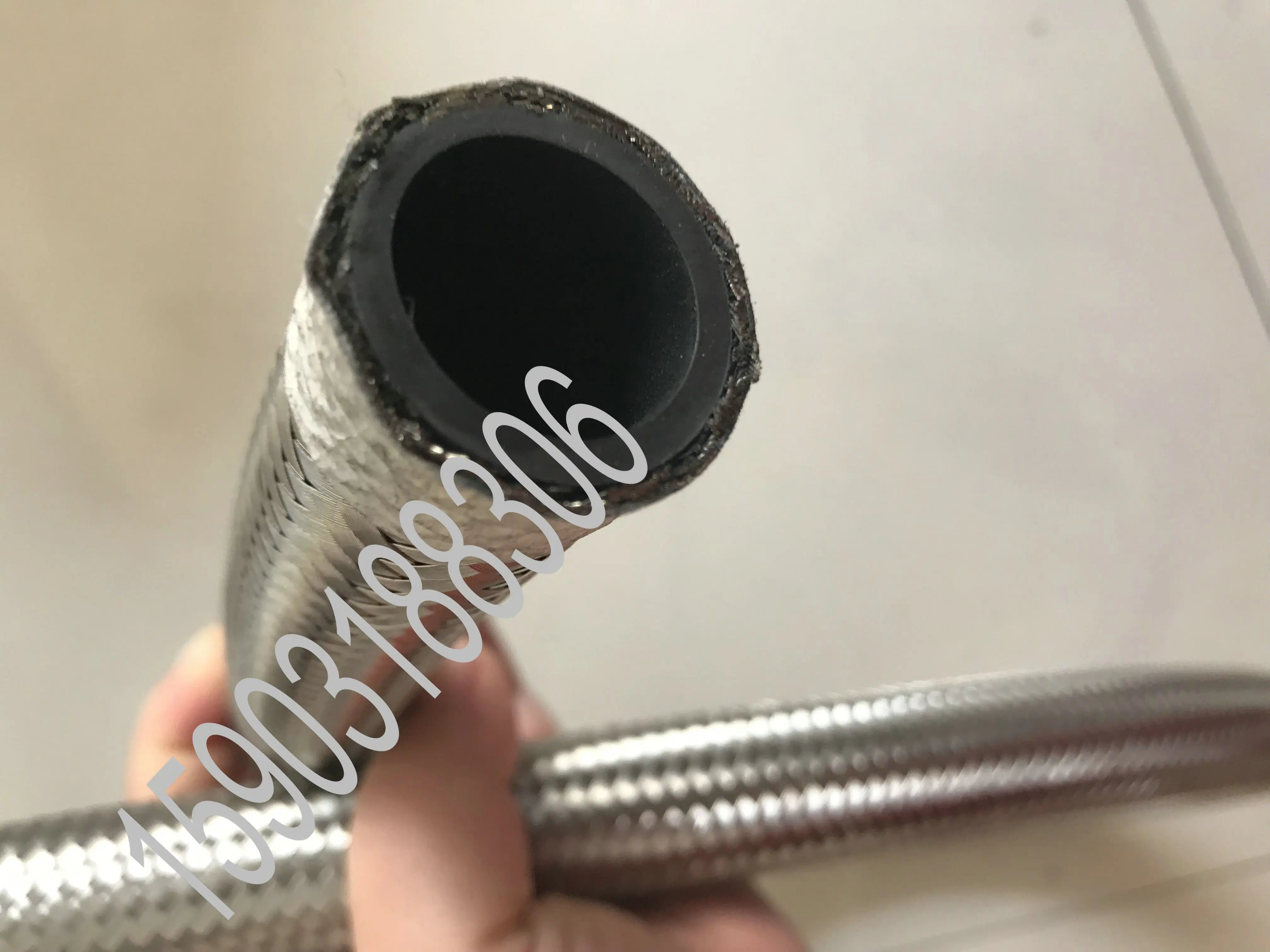 
AN20 20AN 20 TRANSIMISSION OIL FUEL LINE GAS RADIATOR STAINLESS STEEL OIL COOLANT HOSE 