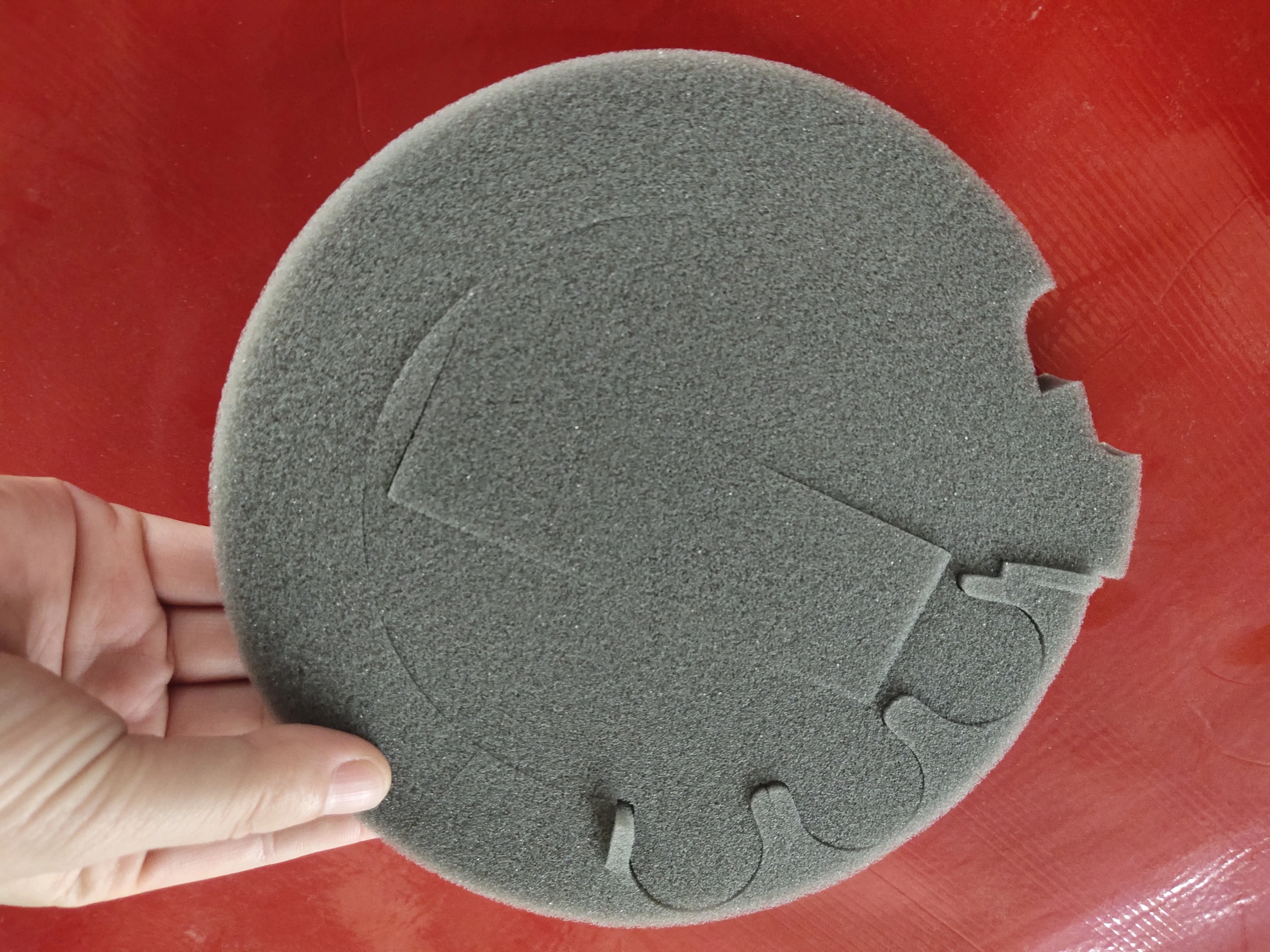 Polyurethane Foam Inserts Die Cut Sponge Package Protective Layer Pick and Pluck Foam Package