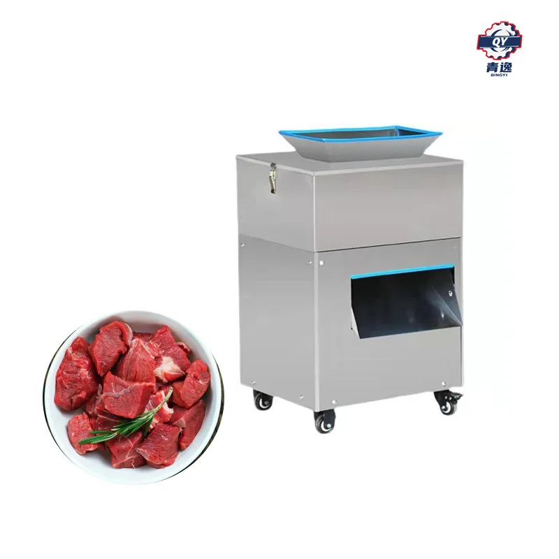 Chicken Cutter Nuggets Machine / Meat Processing Equipment / Frozen Chicken Cutting Machine