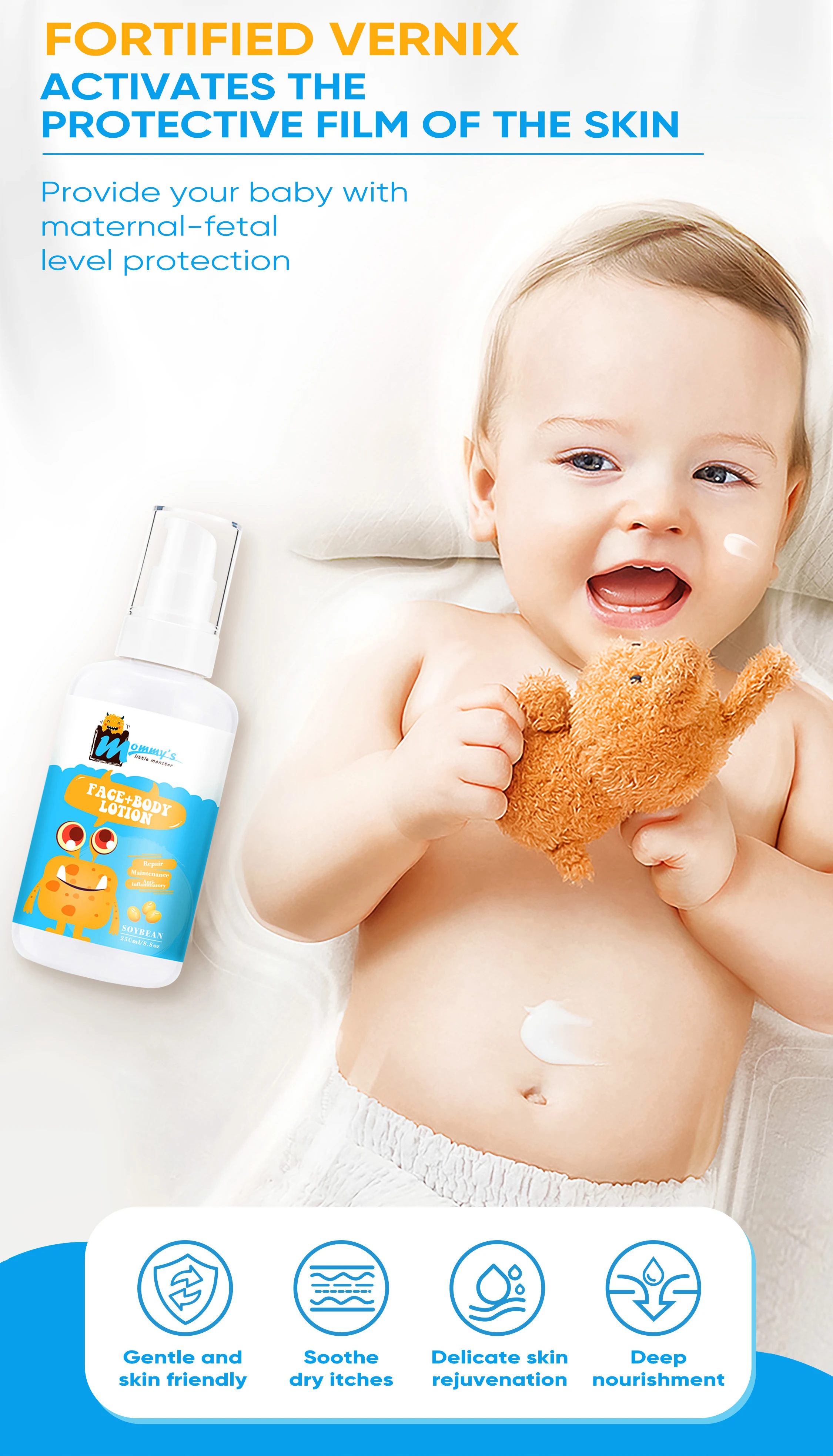 100% Gentle And Mild Other Vegan Organic Baby Skin Care Products Body Lotion Of All Types Skin