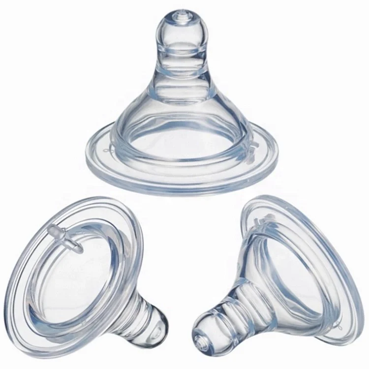 Feeding Accessories Baby Bottle high Transparent Silicone Nipple