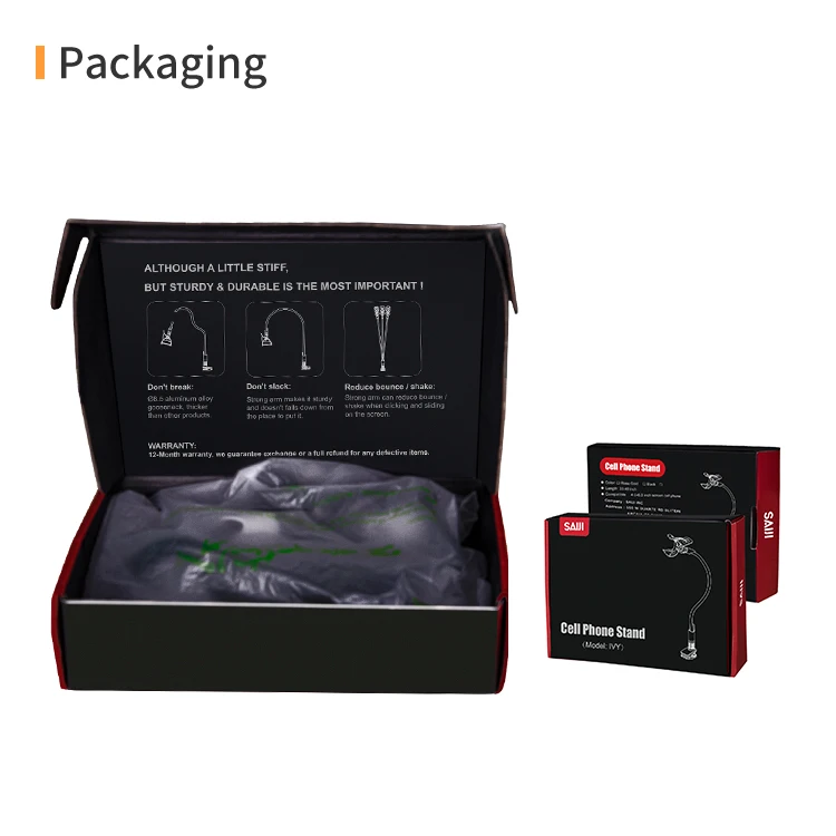 saiji flexible arm holder table top accessoires bed phone holder aluminum alloy gooseneck bett handy halterung clamp mount stand