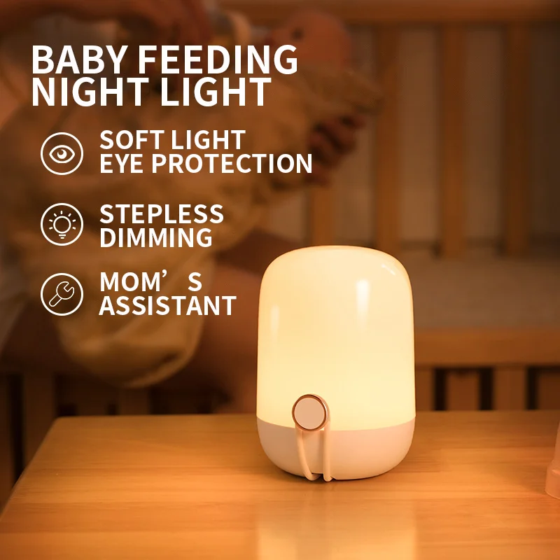 Factory direct sale touch control rechargeable RGB night light mini table desk lamp for bedroom