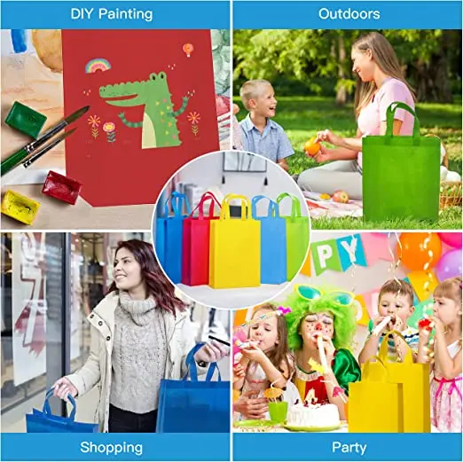 Wholesale Portable Reusable Eco Friendly non-woven Tote Bags Custom Logo Non woven Shopping Bag