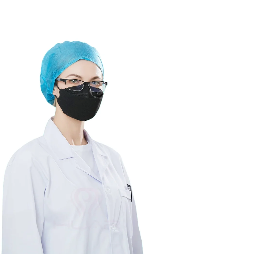 China Whiltelist Manufacturer Cheapest GB2626 Fish Shape Earloop Disposable Fashion White  Black Kn95 Kf94   Face Mask