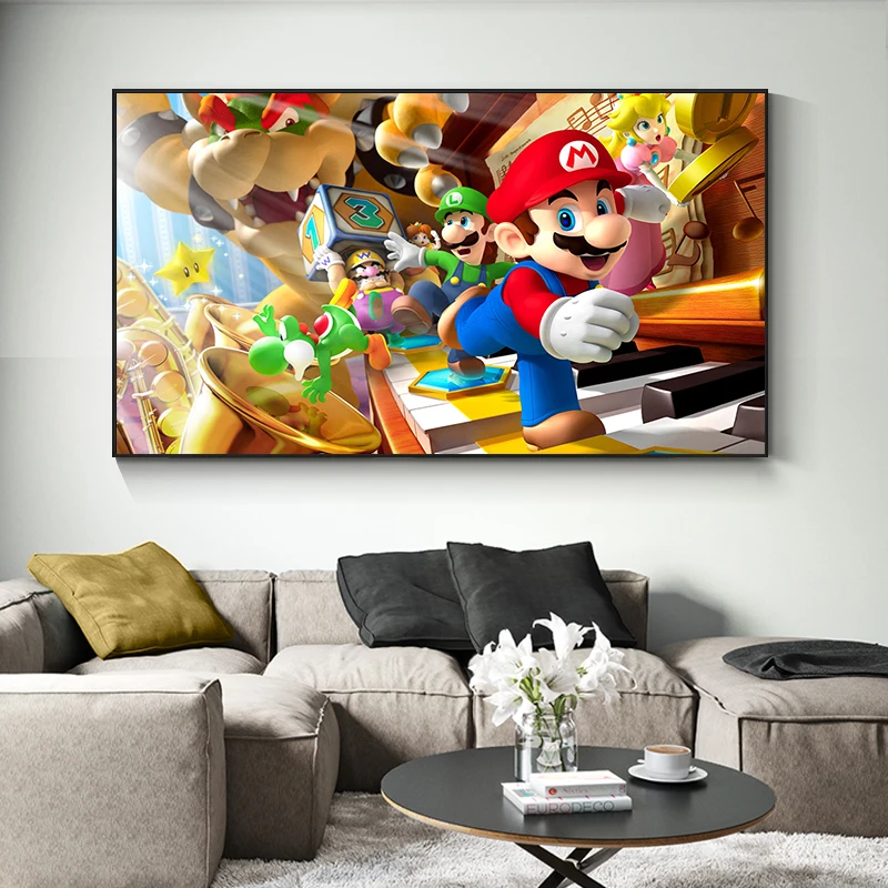 Anime Cartoon Fairy Tale Art Art Poster and Print Canvas Painting Wall Art for Living Room Home Decor For Kids Room