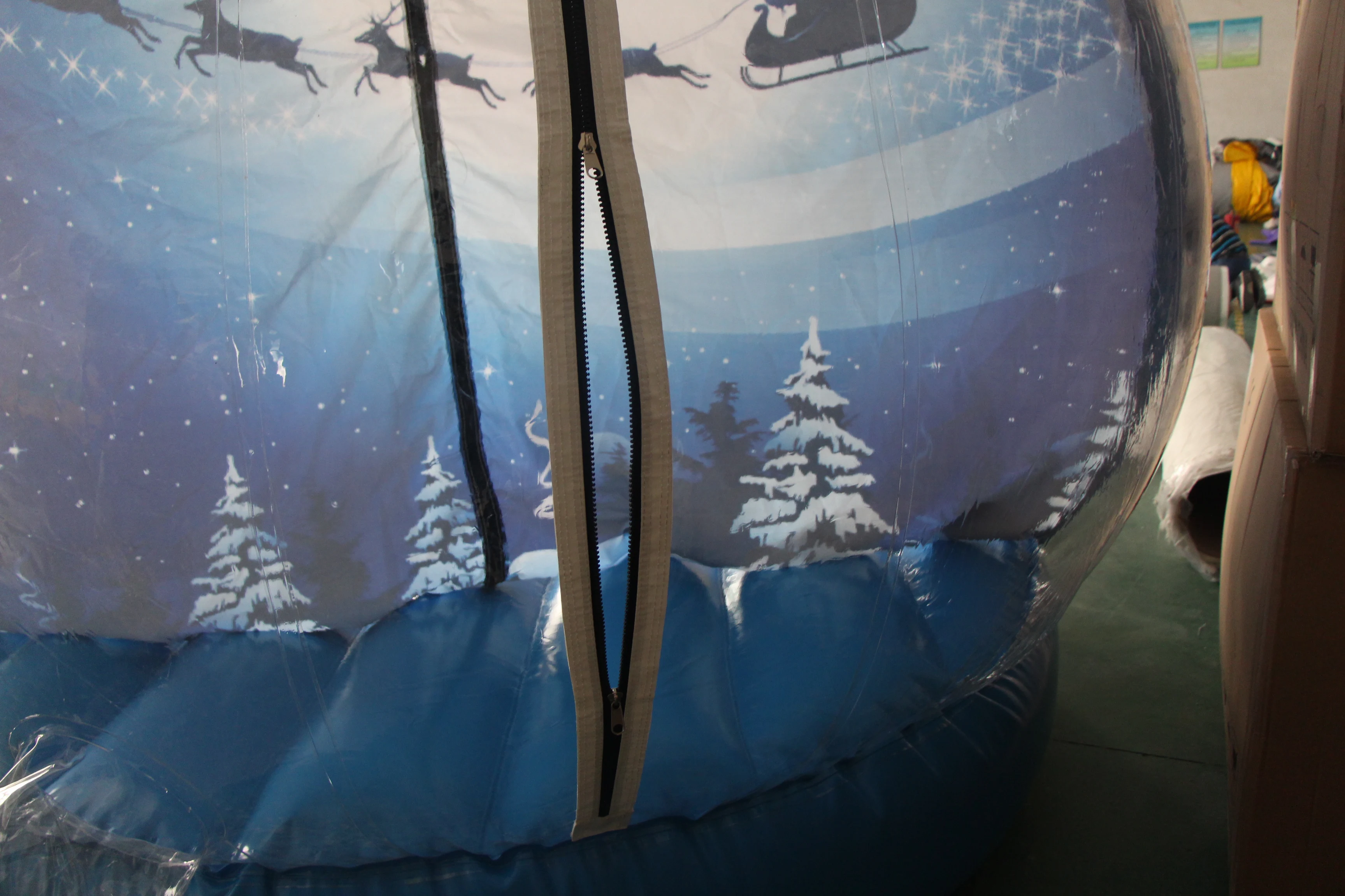 giant inflatable snow globe/dance snow globe/christmas snow globe