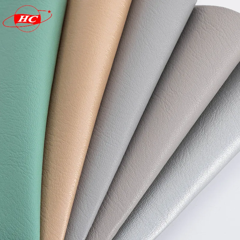 China Guangdong Tannery Customized Non-slip Base Fabric TC Cloth Fabric PVC Leather