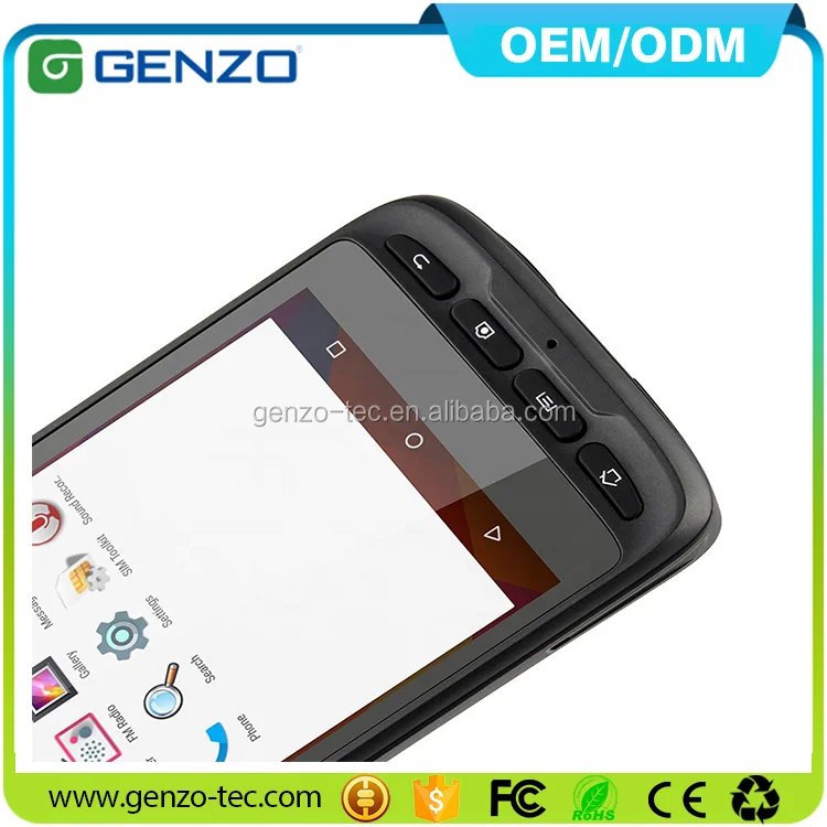 GENZO A505 IP65 Handheld Android PDA With 2D Honeywell Barcode Scanner Warehouse RFID pda data collector