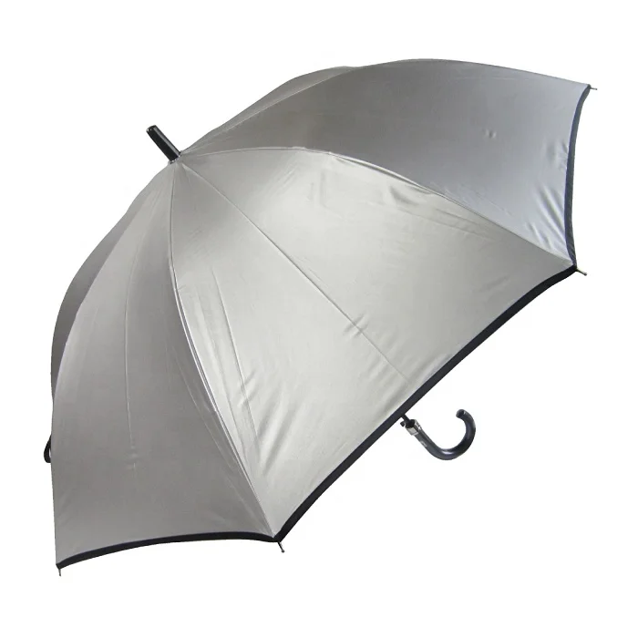 Sunny and rainy umbrella For men Larger UV shielding 99% Durable wind bone Outer material Silver Lining Black | made to order