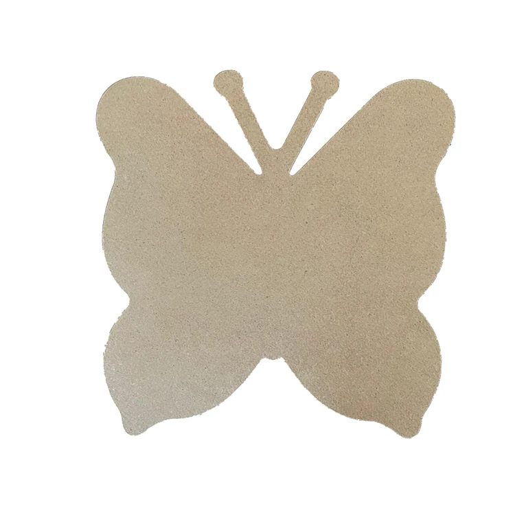 Art Supplies Shape Wood Chips Children Home Decoration Eco-friendly Love Gifts Thin Wooden Craft Laser Cut MDF Slices Animal