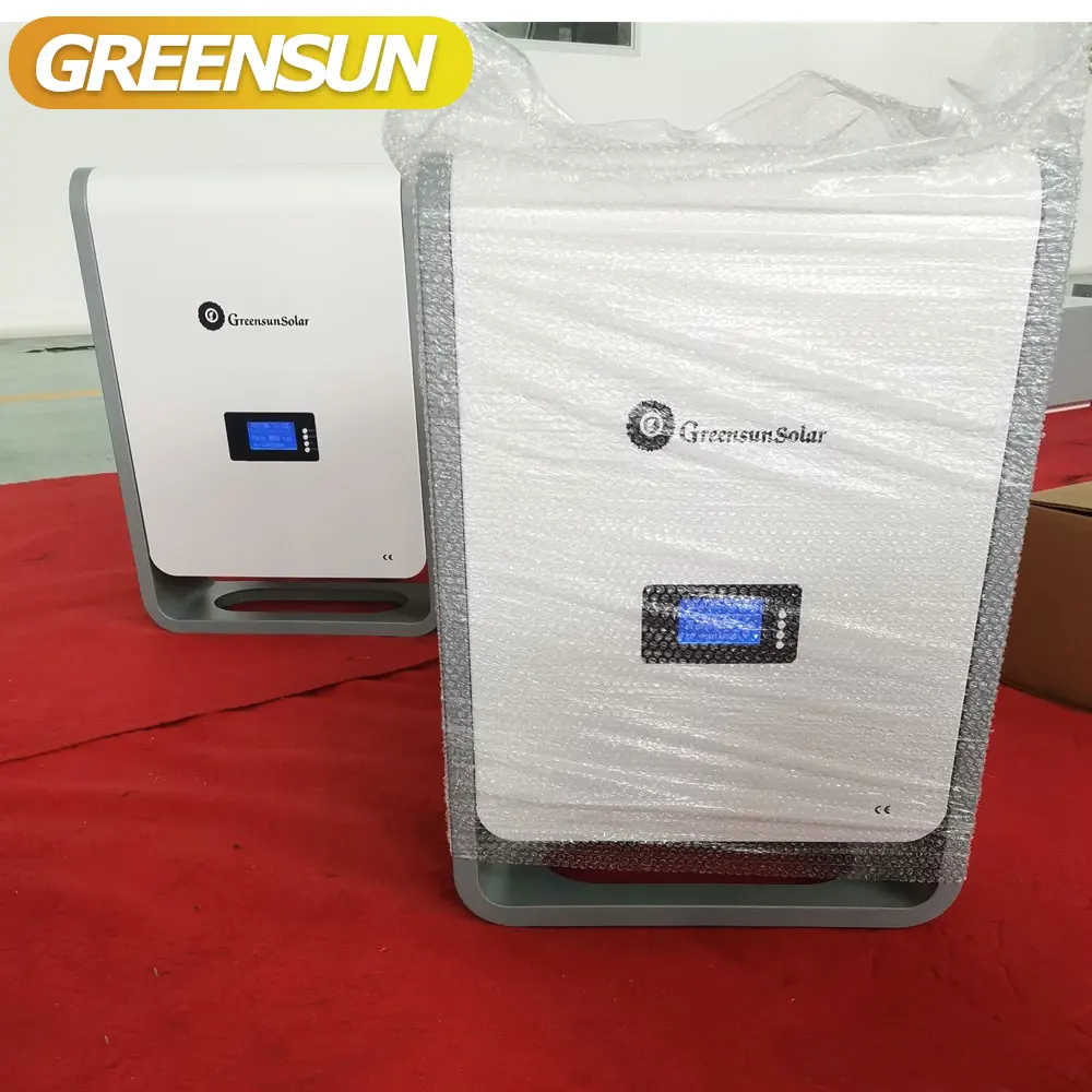 Greensun Powerwall Storage System 5Kwh 7kwh 10Kwh 20Kwh Solar Battery 48V 100Ah 200Ah For Electric Car and home