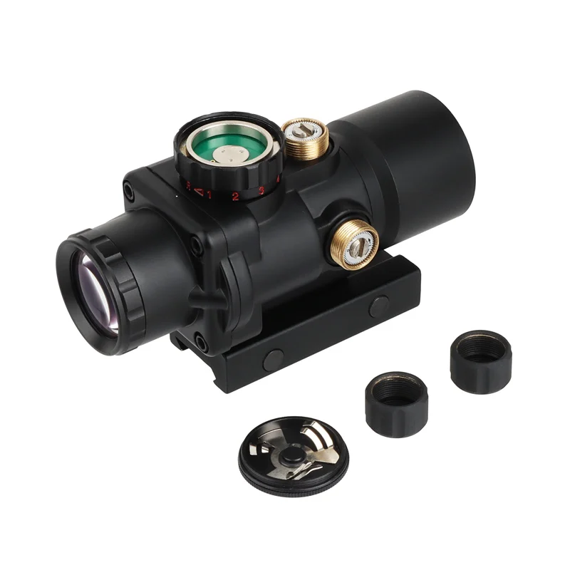 FOCUHUNTER prism scope 3x30 6061 aluminum prism sight IP67 waterproof red and green illuminated  optical  scope