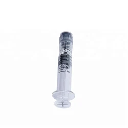 hottest 1ml cbd glass syringe with luer Slip luer Lock