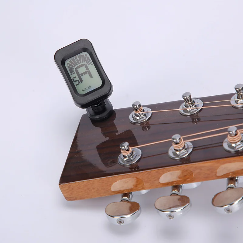 wholesale guitar tuner 12 equal temperament ukulele bass violin electronic tuner universal musical instrument accessories