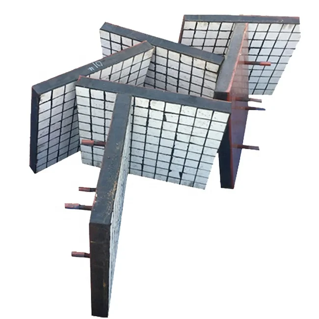 Wear resistant rubber backed ceramic panel for mining equipment liner