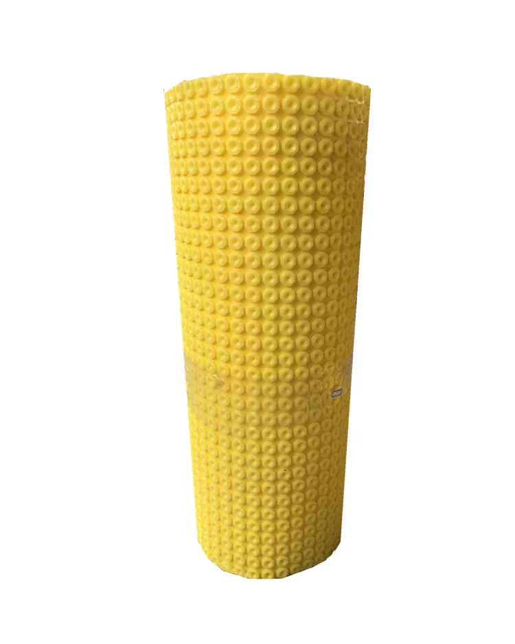 Uncoupling heat OEM ODM price waterproof membrane under floor tiles/uncoupling membrane/flooring underlayment decoupling mat