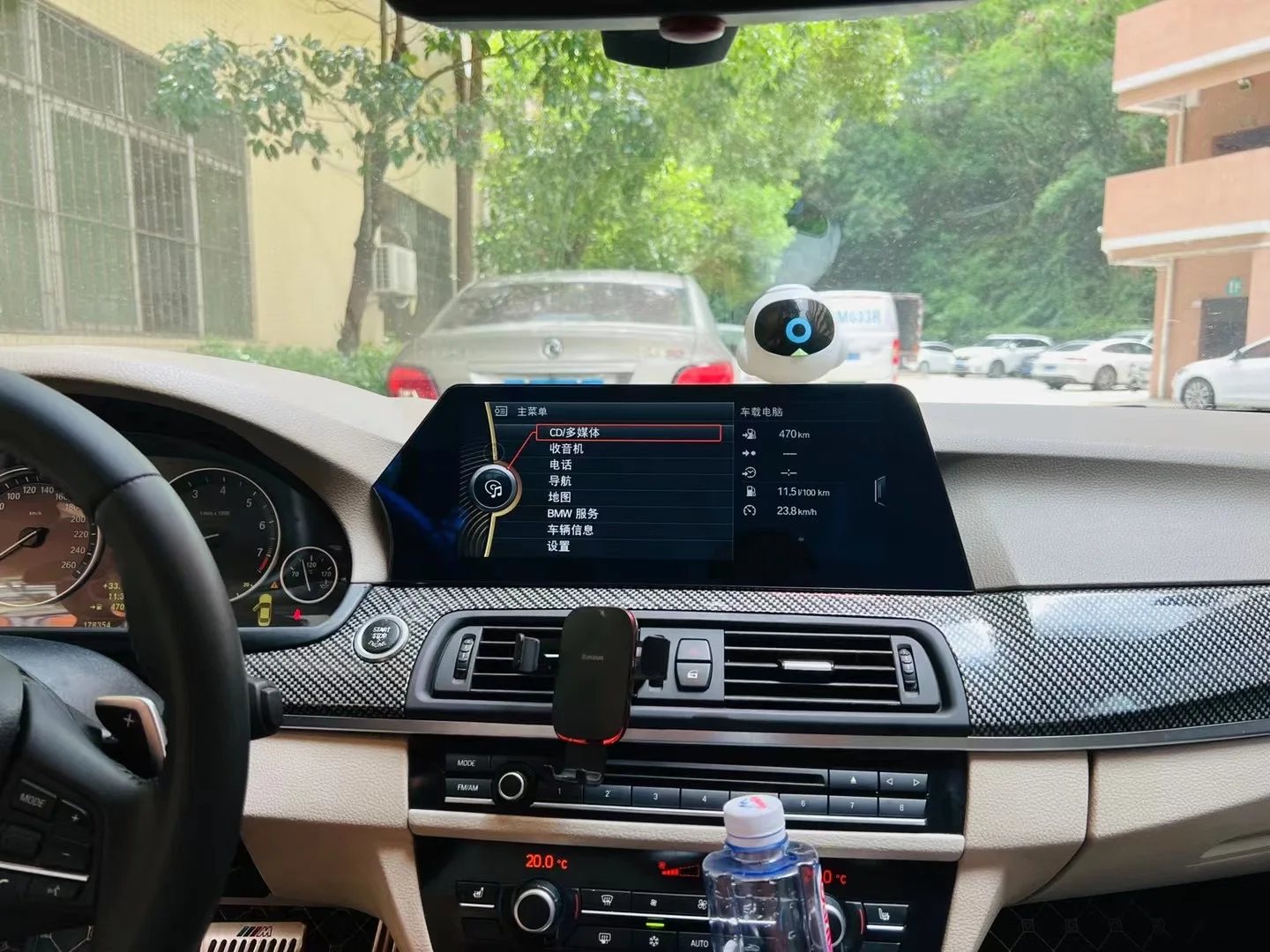 12.3'Carplay For Bmw 5 Series F10 Android 13 GPS navigation Multimedia Player Wireless Car Radio Head Unit HD Blu-ray Screen