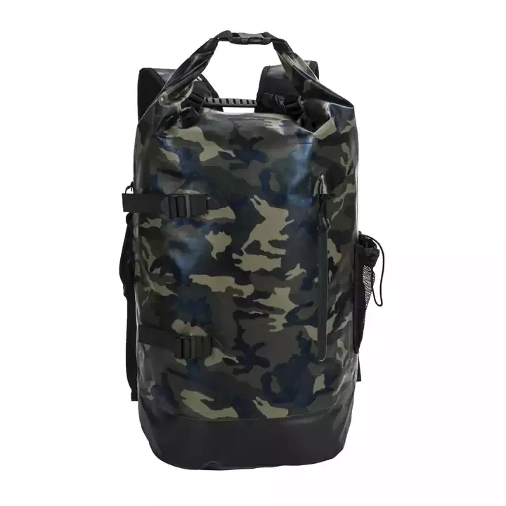 Pvc Hiking Travel CustomBackpack Camping Waterproof Tarpaulin Pack Outdoor Roll Top Dry Bag Foldable Waterproof Backpack