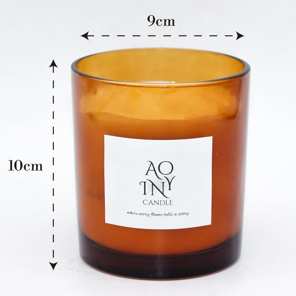 luxury custom private label christmas soy wax candle home fragrance jar scented candles