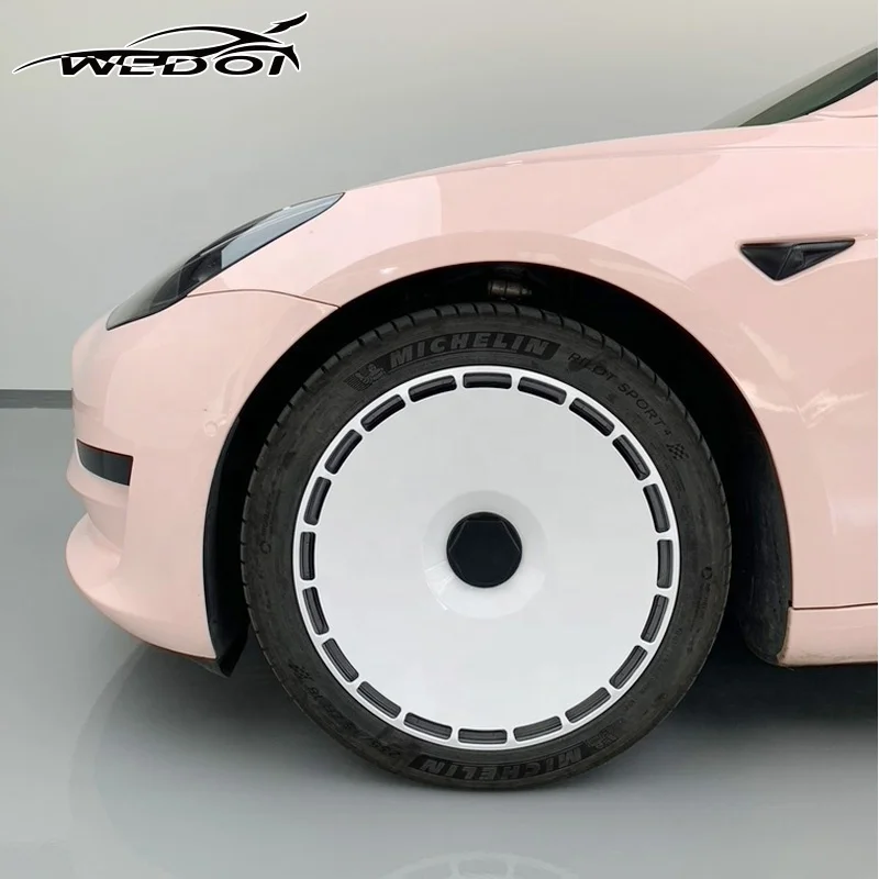 19 Inch Car Wheel Hub Cover For Tesla Model Y 4PCS Masked Knight Hub  Performance Replacement Rim Wheel Cap Car Accessories 2023