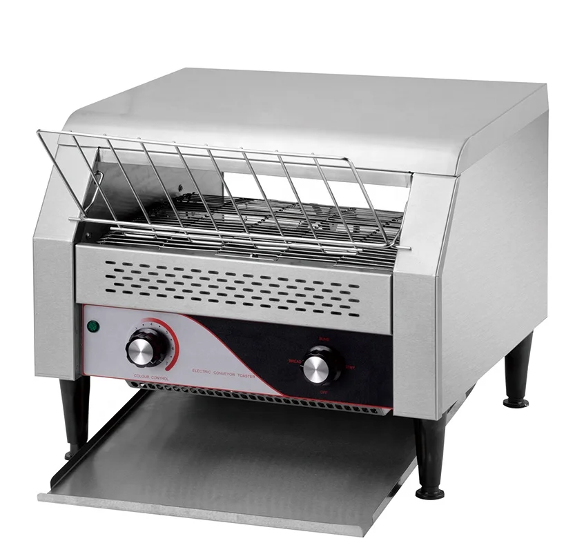 Electric Conveyor Toaster for Bread Belt Toasting Machine Sandwich Toasters Automatic Bread Slicer Baking Machine Commercial