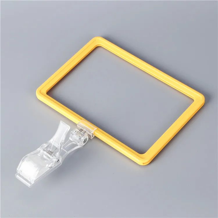 
Free Samples Clear Plastic Card Label Holder for Supermarket 